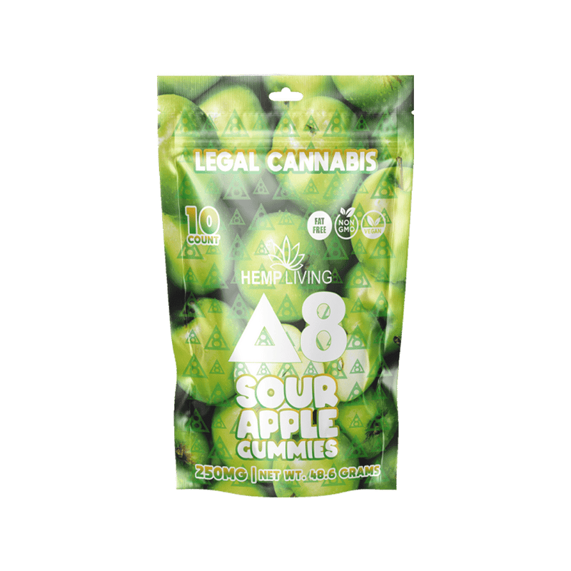 Hemp Living Delta 8 Gummies 10Ct (250Mg)