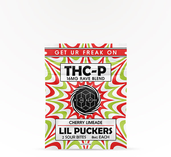Hi On Nature Rave Blend THCP 16Mg Sour Bites (2Ct)