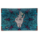 Afghan Hemp Glass Rolling Tray (Medium)