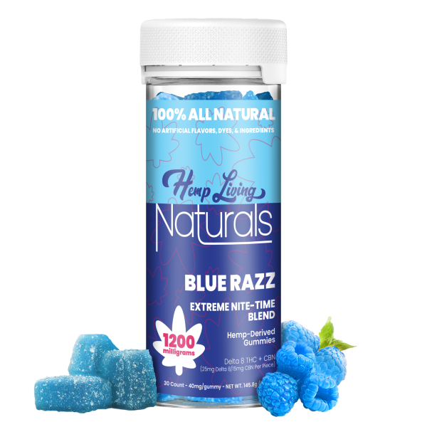 HEMP LIVING NATURALS EXTREME NITE-TIME GUMMIES  D8 + CBN