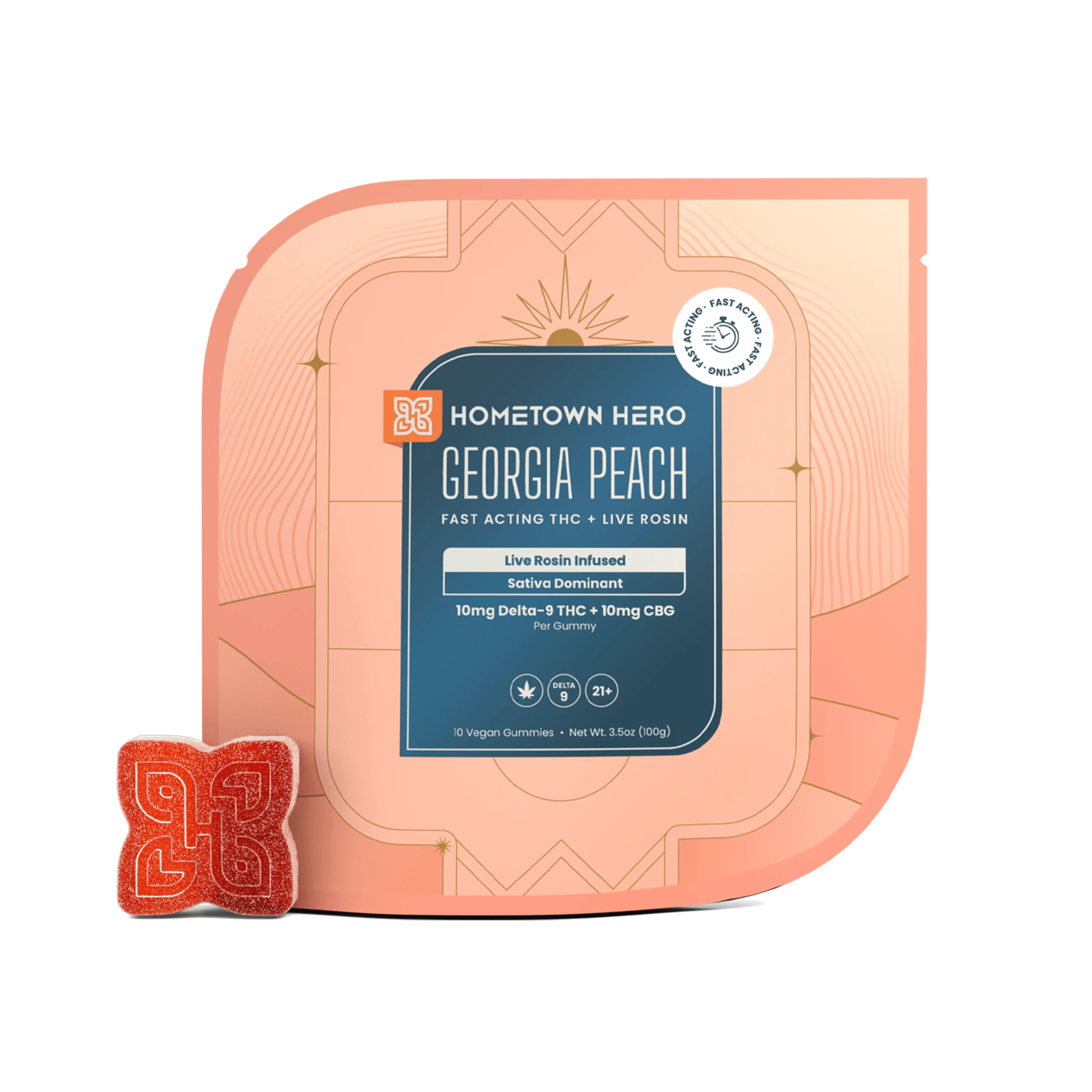 HOMETOWN HERO LIVE ROSIN INFUSED GUMMIES