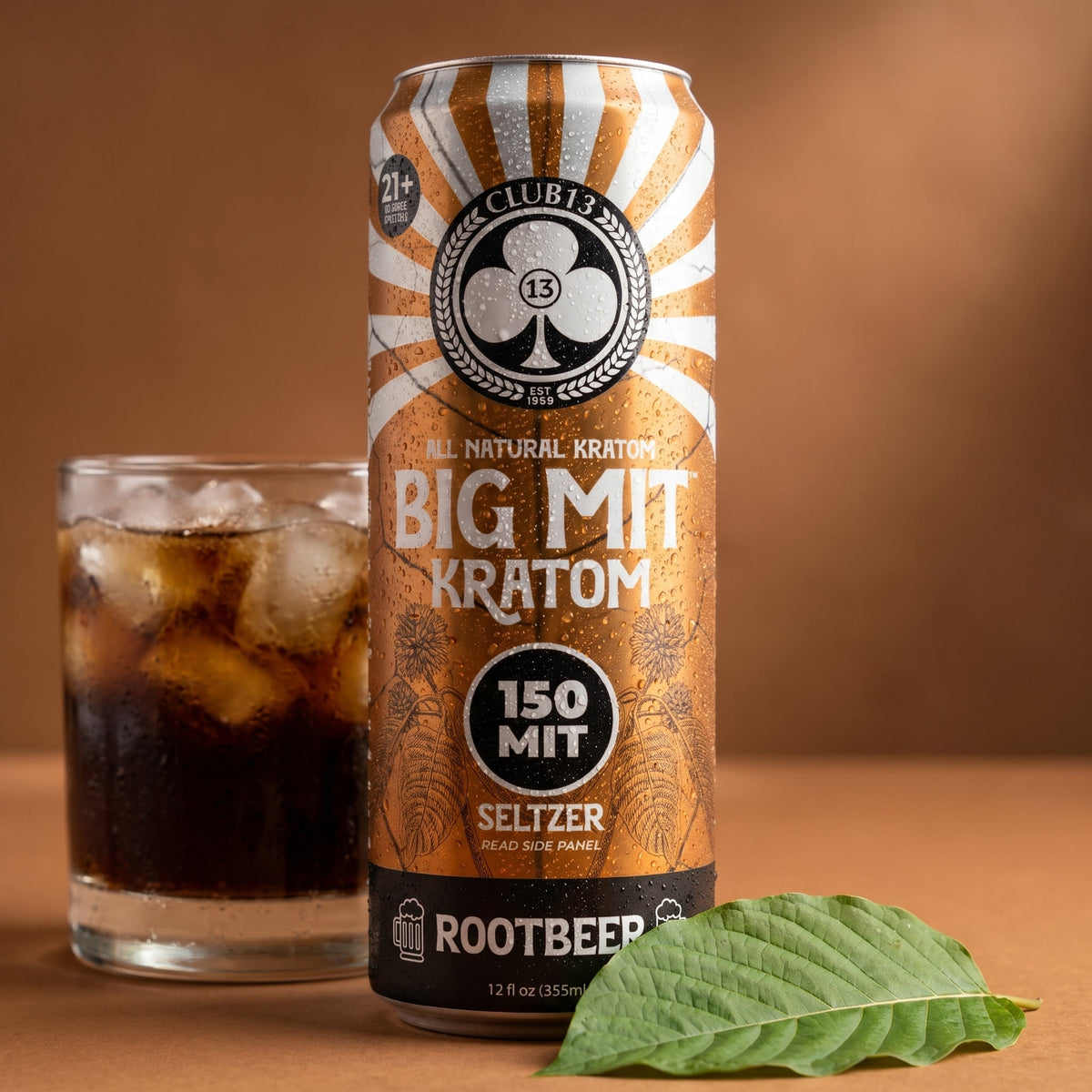 Club 13 Kratom Seltzer 150mit – Root Beer