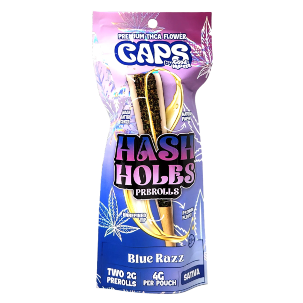 CAPS BY GOOD MORELS 2G "HASH HOLE" PRE ROLLS (2CT)