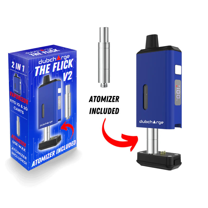 DUBCHARGE THE FLICK V2 2 IN 1 VAPORIZER/ATOMIZER
