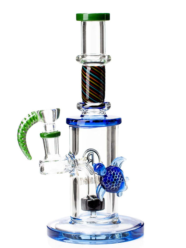 Big Mom 9" Blue Turtle Water Pipe