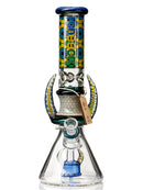 Cheech Glass Dual Horn Beaker 14"