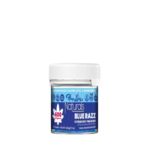 HEMP LIVING NATURALS EXTREME NITE-TIME GUMMIES  D8 + CBN