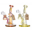 Cheech Glass 8" Gold Fumed Shower Head Water Pipe