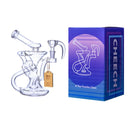 Cheech Glass Clear Inside Out Recycler Water Pipe