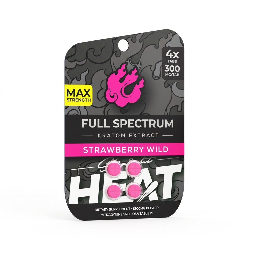 Straight Heat Black Full Spectrum Extract 300mg (4ct)