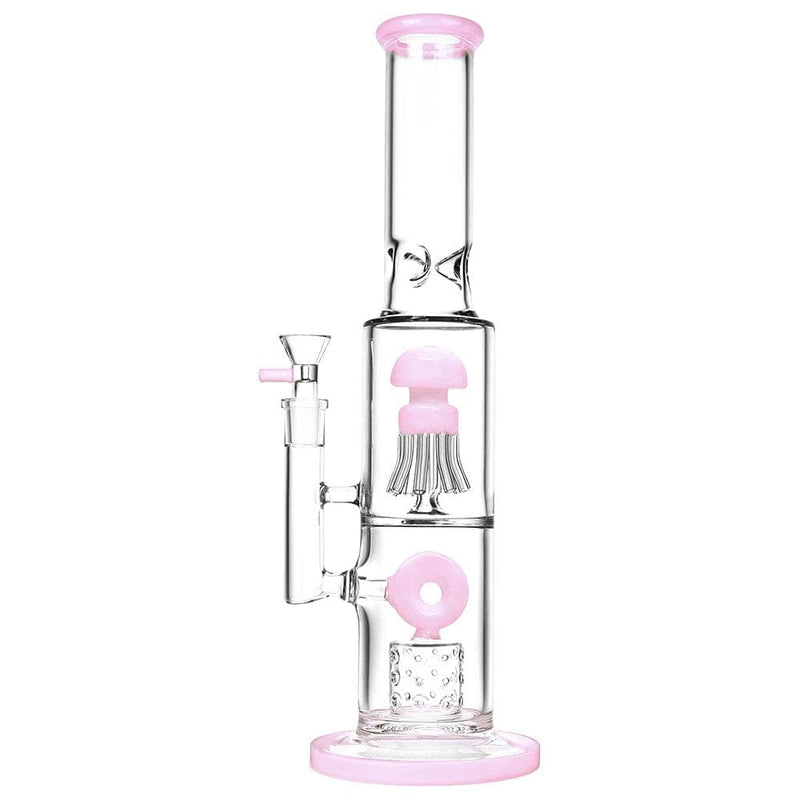 Chill Glass 16" Heavy Double Disc Jellyfish Perc Water Pipe