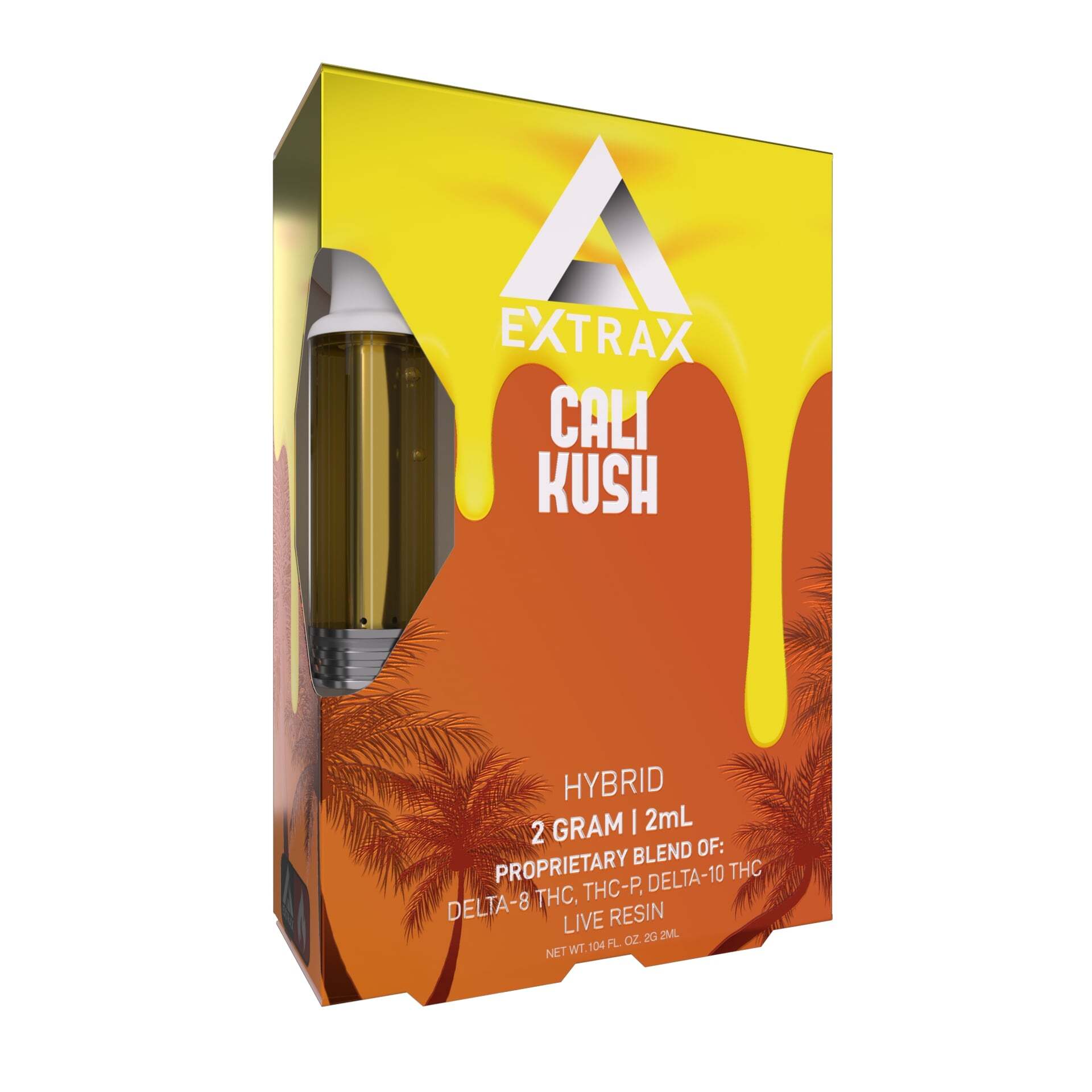 Extrax D8 THC-P D10 Live Resin 2G Cartridge