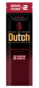 Dutch Natural Leaf Wrapper Cigarillos - Sweet Fusion Red