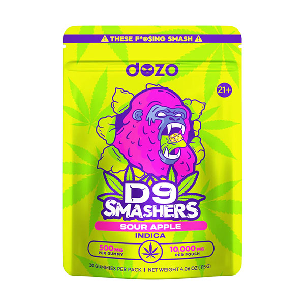 DOZO DELTA 9 SMASHERS 10000MG (20CT)