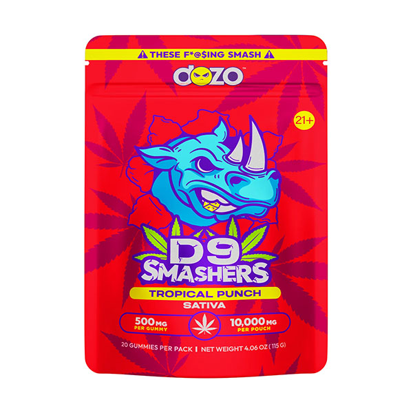 DOZO DELTA 9 SMASHERS 10000MG (20CT)