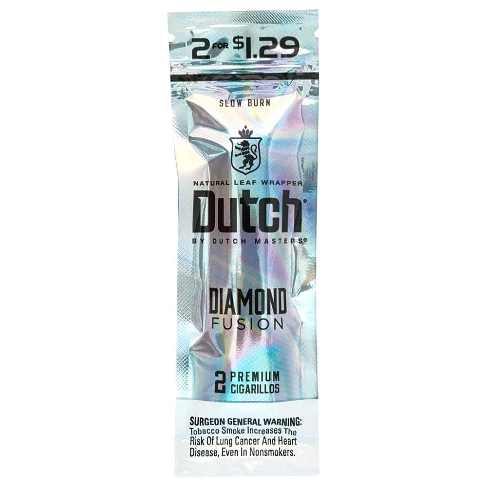 DUTCH NATURAL LEAF WRAPPER CIGARILLOS - DIAMOND FUSION