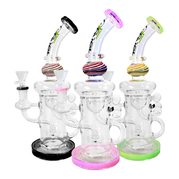 CLOVER 10" COIL PERC WATER PIPE FM1438