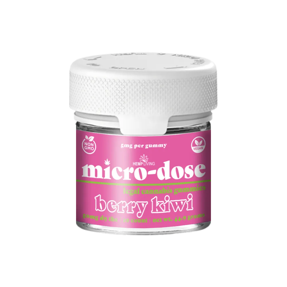 HEMP LIVING DELTA 9 5MG MICRO-DOSE GUMMIES 10CT -