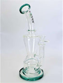 Clover Glass 13" Double Disc Ufo Perc Water Pipe