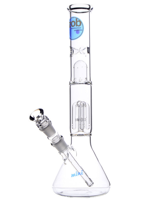 Zob Glass 14" Mini 4-Arm Tree Beaker