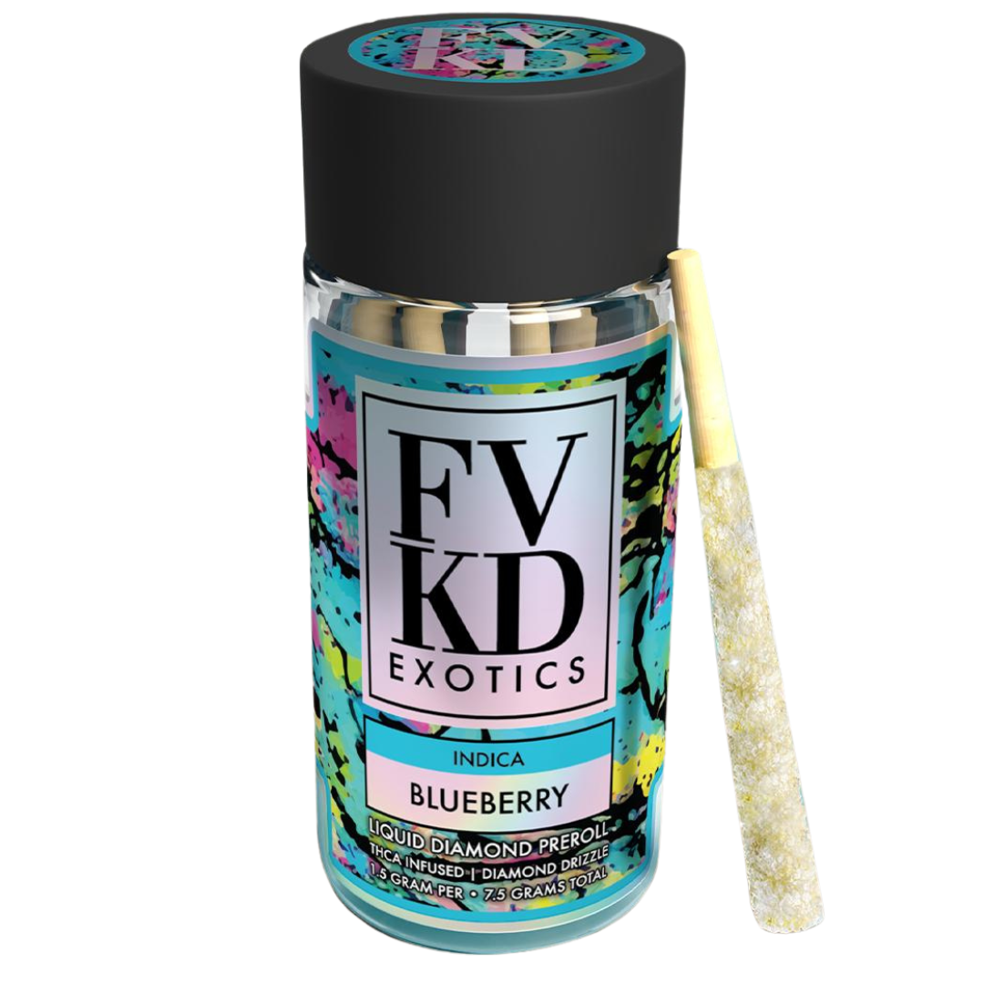 FVKD Exotics THCA 7.5G Pre-Rolls (5Ct)