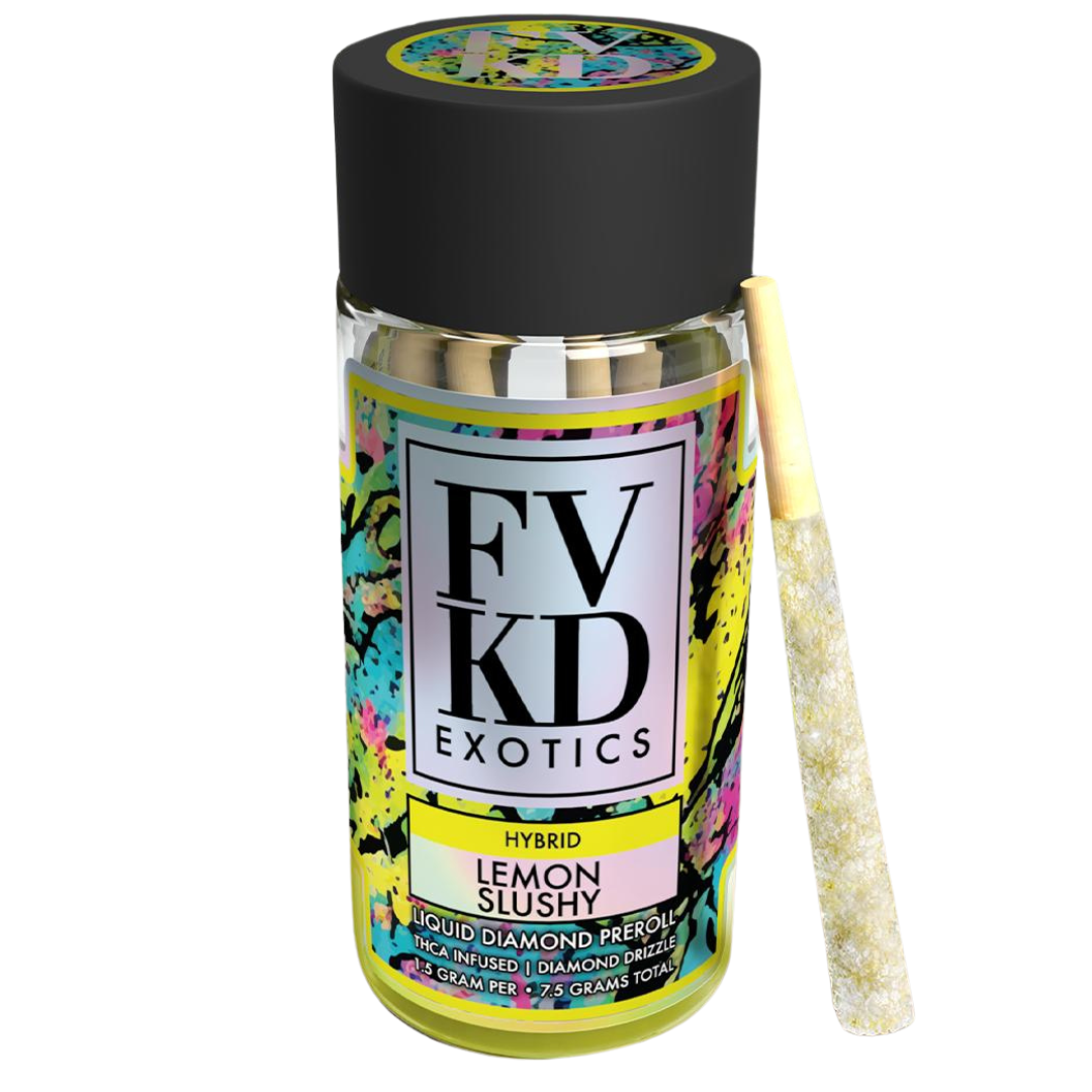 FVKD Exotics THCA 7.5G Pre-Rolls (5Ct)