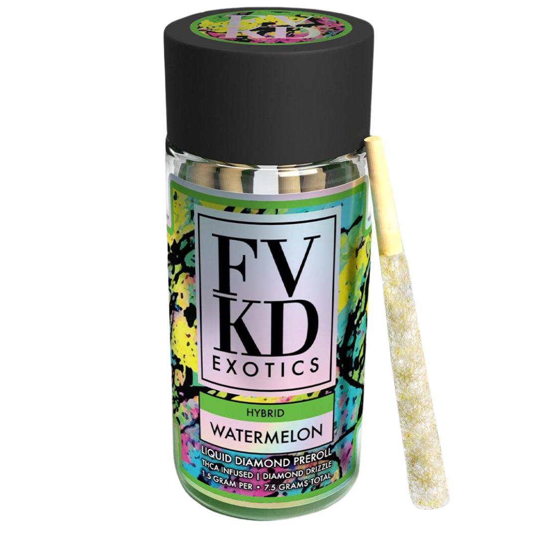 FVKD Exotics THCA 7.5G Pre-Rolls (5Ct)