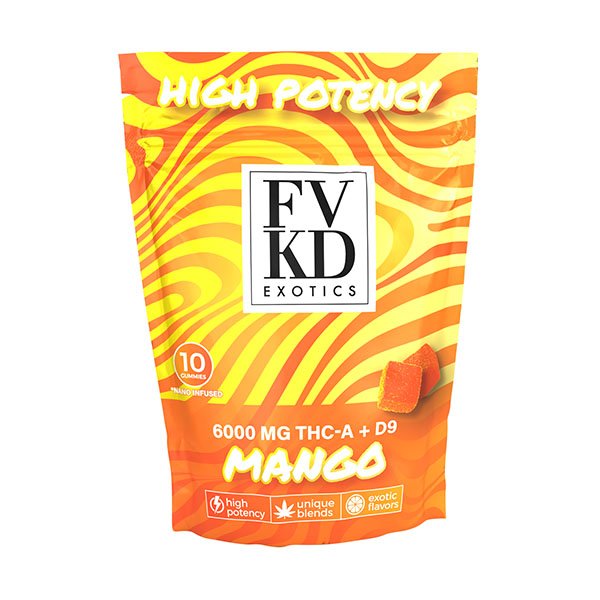 FVKD Exotics 6000Mg THCA D9 Gummies