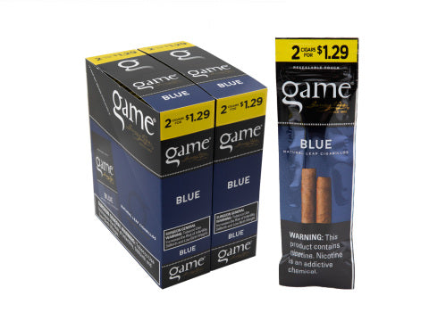 GAME CIGARS 2 PACK BLUE(VANILLA)