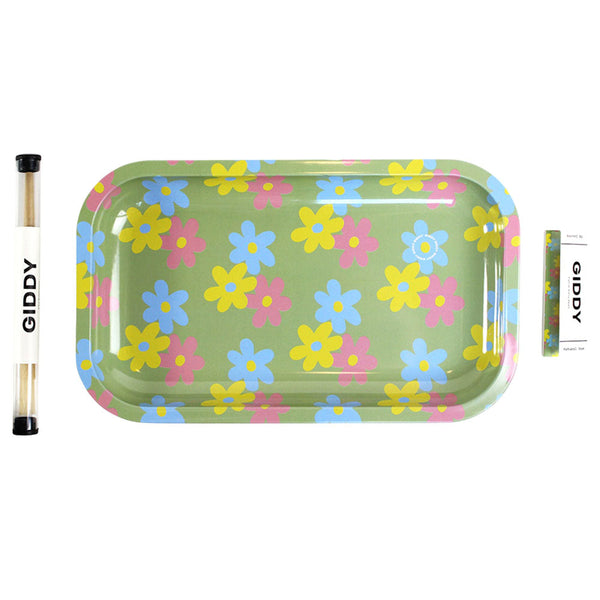 Giddy Rolling Tray 6Pc Bundle Medium Tray