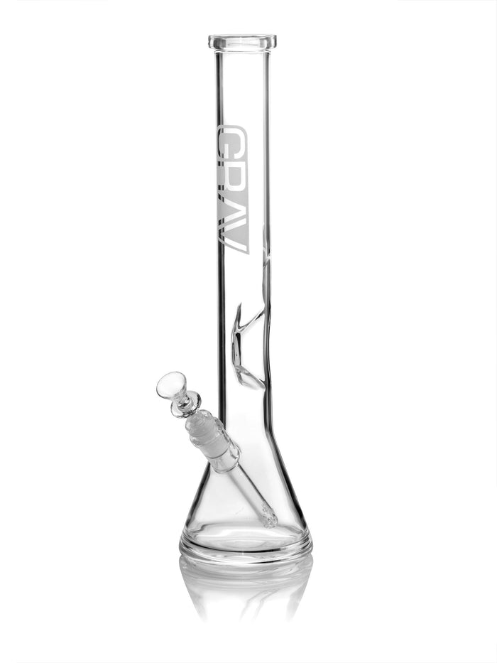 GRAV Large Clear Beaker Water Pipe