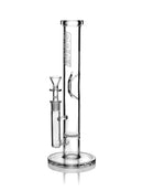 GRAV Clear Straight Base Water Pipe (Medium)