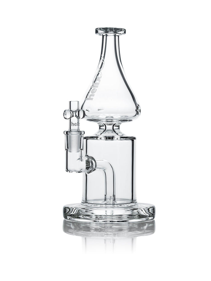 GRAV Helix Clear Straight Base Water Pipe