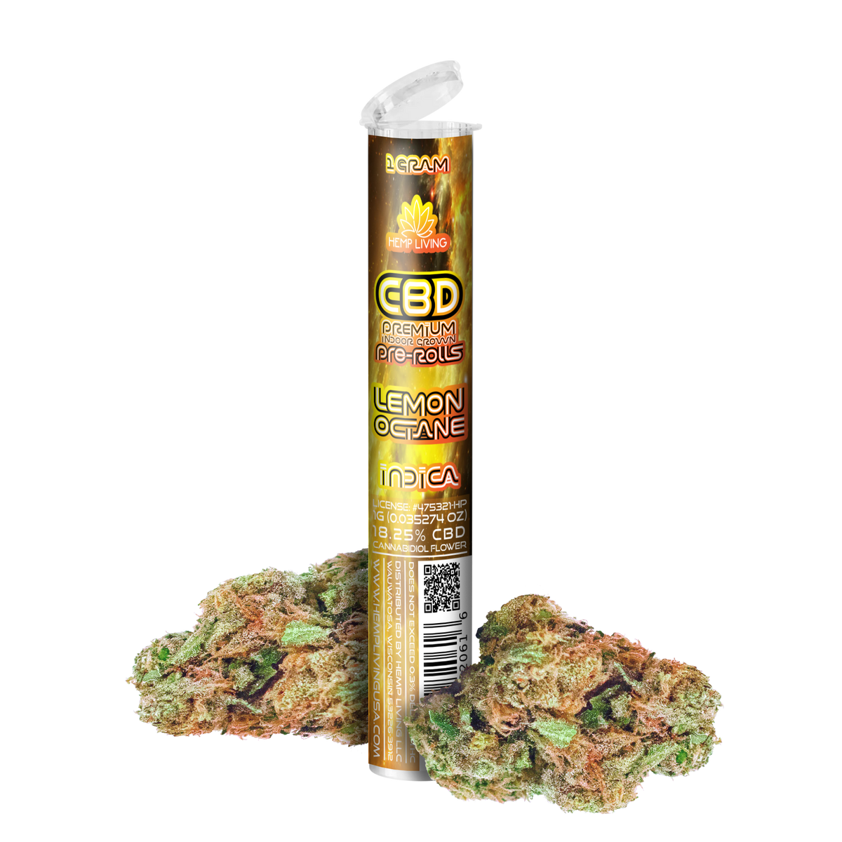 Hemp Living Premium CBD Flower Pre Rolls – image 3