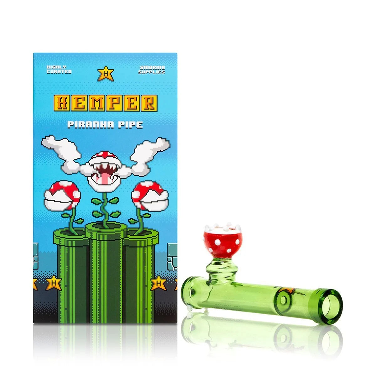 HEMPER - FLOWER PIRANHA HAND PIPE