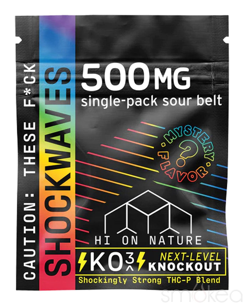 HI ON NATURE SHOCKWAVE SINGLE-PACK SOUR BELT 500MG