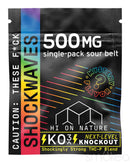 HI ON NATURE SHOCKWAVE SINGLE-PACK SOUR BELT 500MG