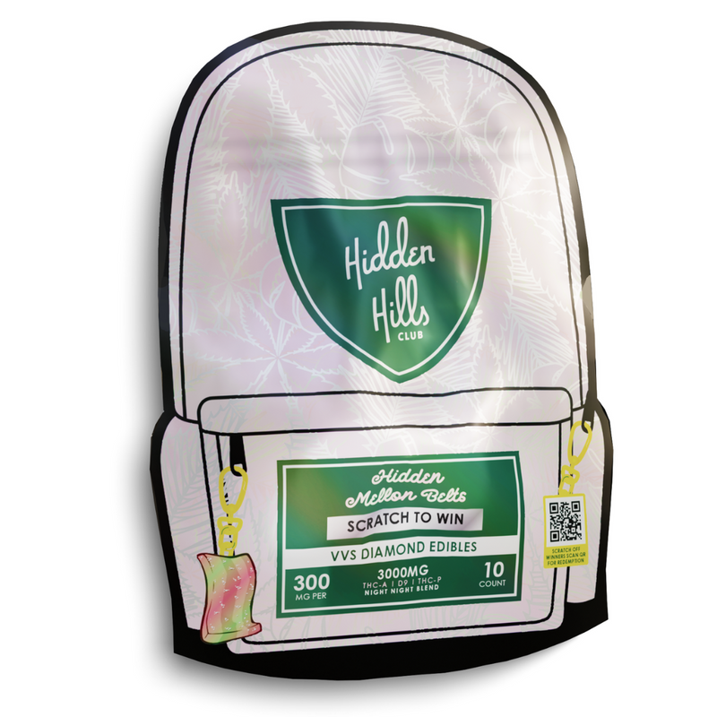 Hidden Hills 3000Mg THCA D9 THCP Diamond Edibles