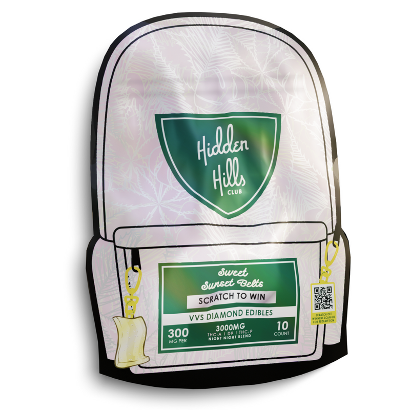 Hidden Hills 3000Mg THCA D9 THCP Diamond Edibles