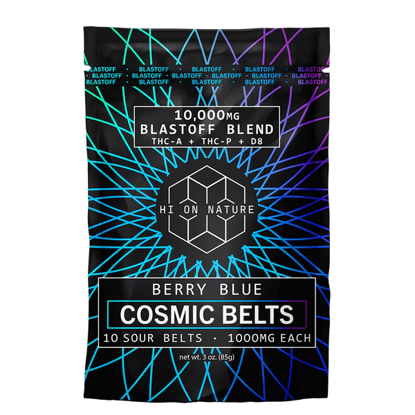 HI ON NATURE BLAST OFF BLEND COSMIC BELTS 10,000MG (10CT)