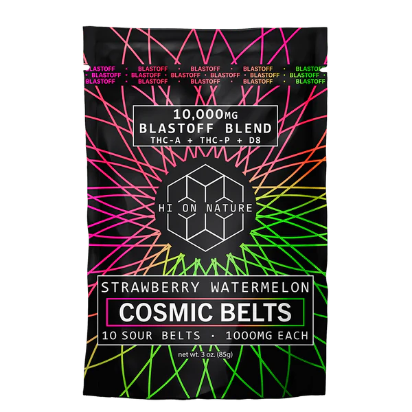 HI ON NATURE BLAST OFF BLEND COSMIC BELTS 10,000MG (10CT)