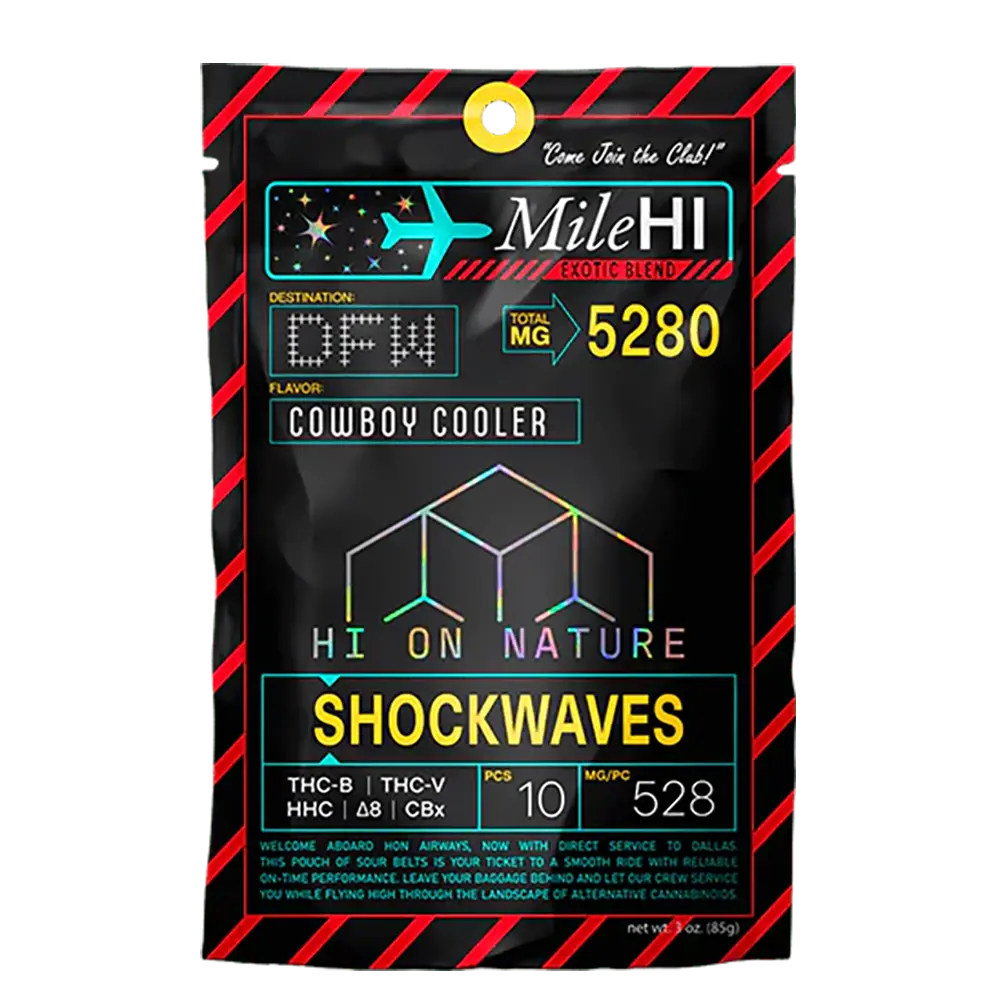 HI ON NATURE - MILE HI 5280MG GUMMIES 10CT - Puff Love Smoke Shop - COWBOY COOLER
