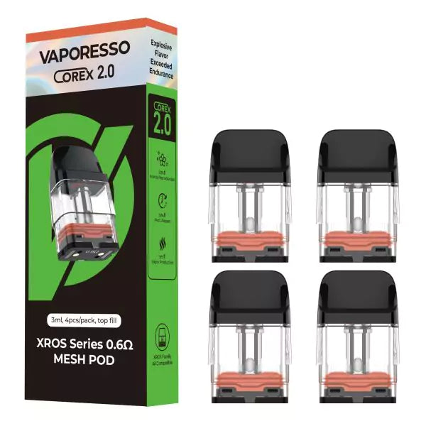 Vaporesso Corex 2.0 Xros Pods (4-Pack)