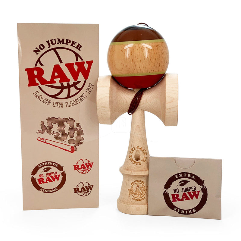 RAW X No Jumper Kendama With Toke Pole