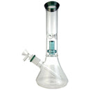 11" Gem Cut Showerhead Beaker Water Pipe