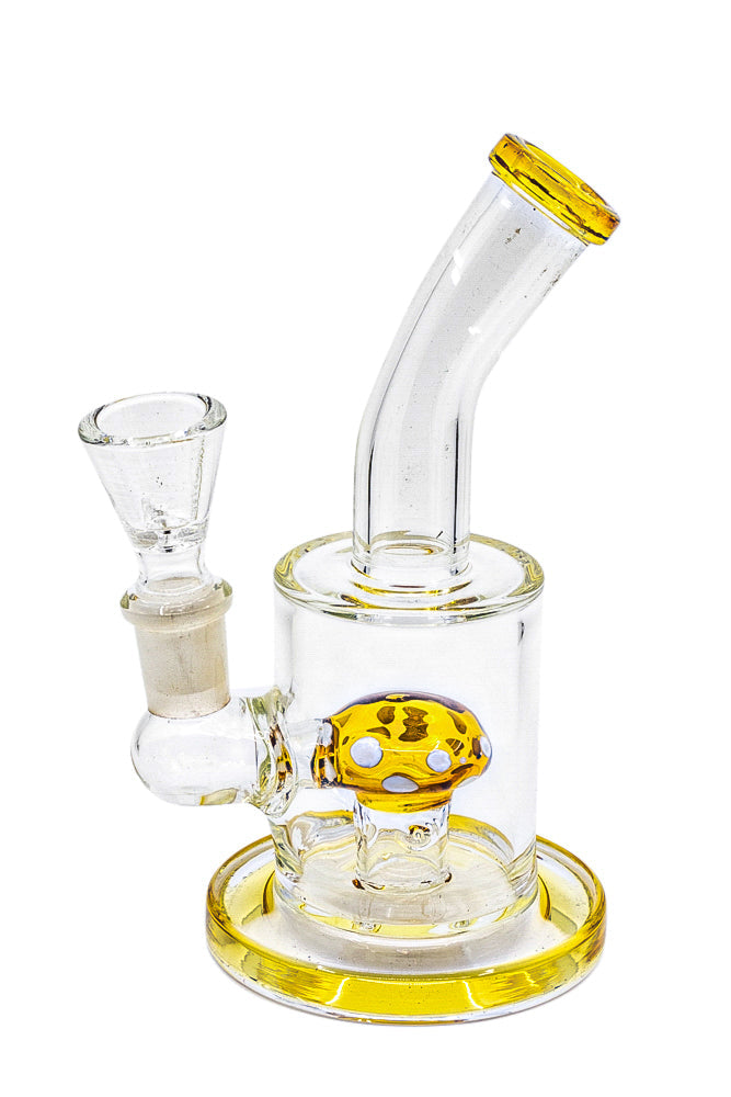 9" Color Trim Mushroom Banger Hanger Water Pipe