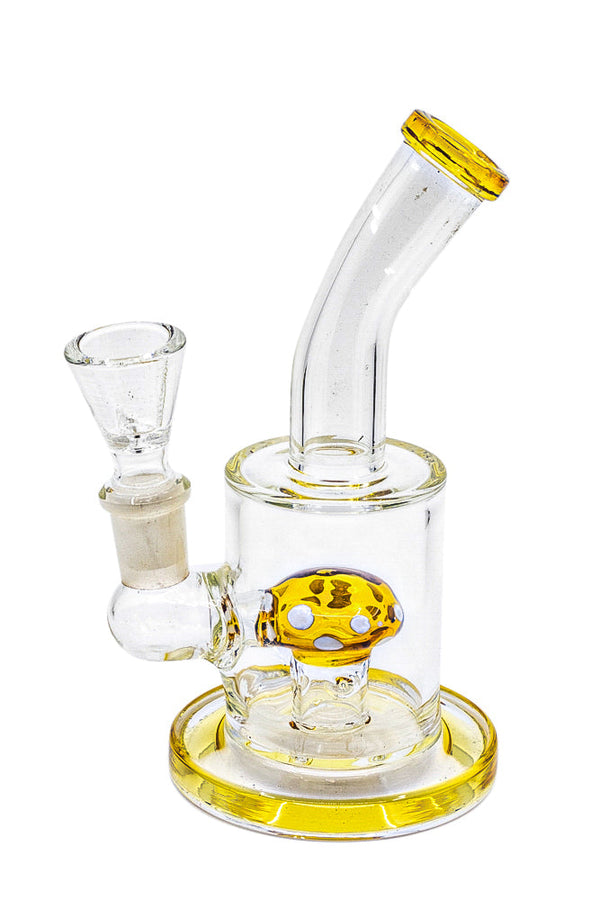 9" Color Trim Mushroom Banger Hanger Water Pipe