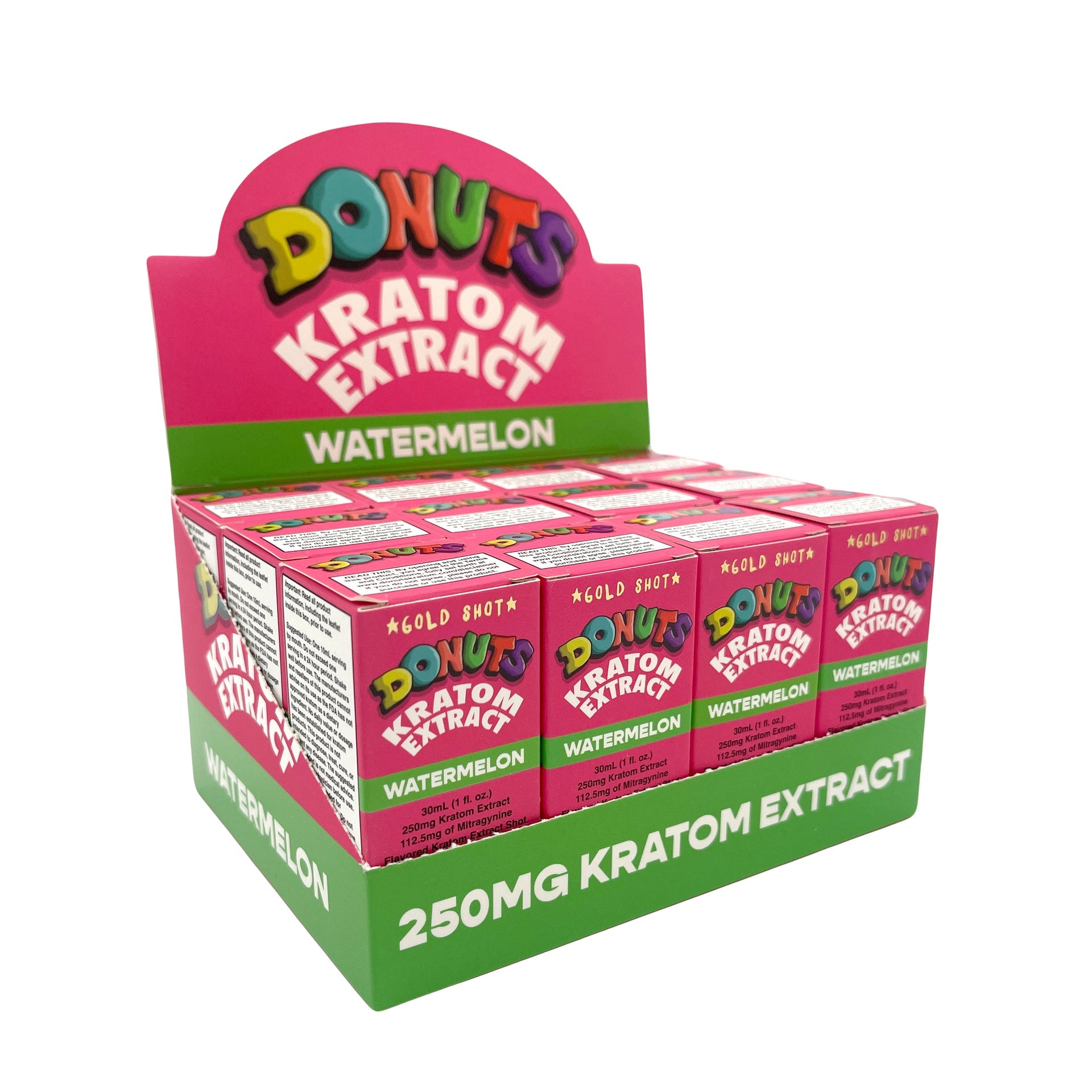 DONUTS KRATOM GOLD EXTRACT 250MG - Puff Love Smoke Shop