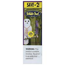 WHITE OWL 2PACK CIGARILLOS WHITE GRAPE