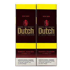 DUTCH NATURAL LEAF WRAPPER CIGARILLOS - SWEET FUSION RED